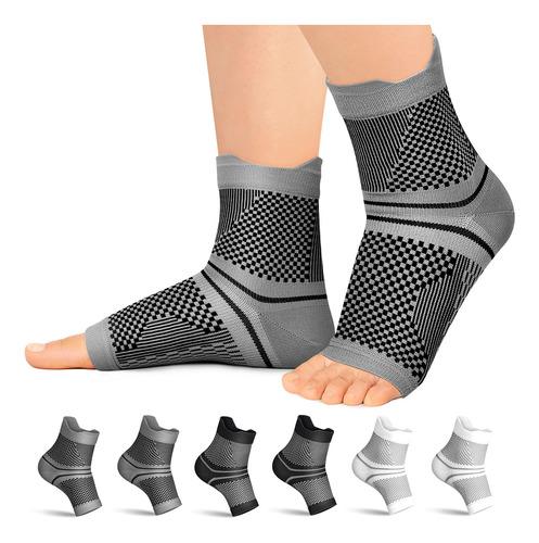 Calcetines Para Fascitis Plantar (6 Pares) Para Aliviar El D