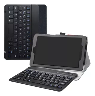 Funda Con Teclado Liu Shan/alcatel Joy Tab Case/blue