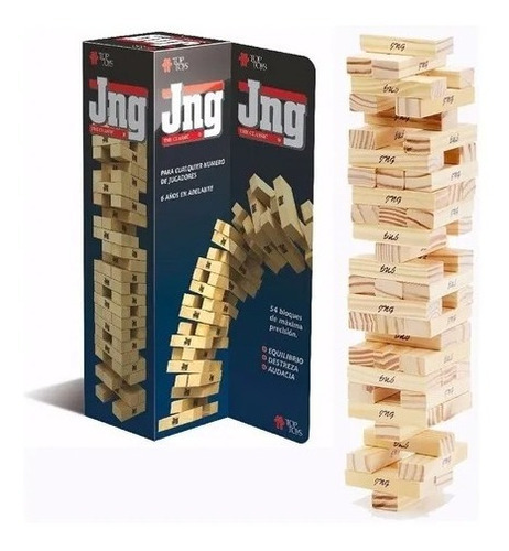 Jenga Juego Mesa Jng Clasico Yenga Top Toys Original