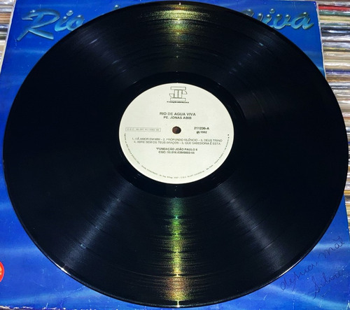 Lp Vinil - Pe Jonas Abib - Rio De Água Viva (Usado)