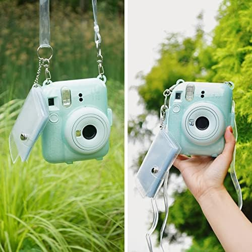 Funda Rieibi Transparente Compatible Con Fuji Instax Mini 12