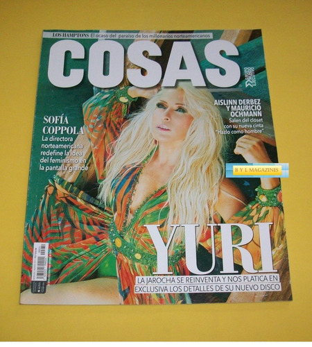 Yuri Revista Cosas 2017 Ela Velden 