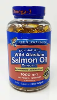 Omega -3 Pure Alaska 1000 mg C/ 210 cápsulas - Pronta