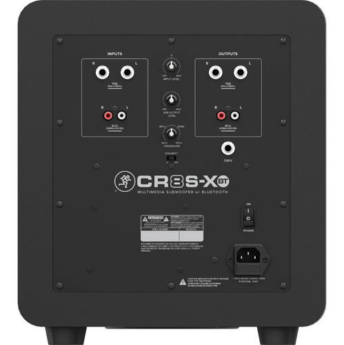 Monitor Subwoofer 8'' Mackie Cr8s Xbt C/ Bluetooth Color Negro