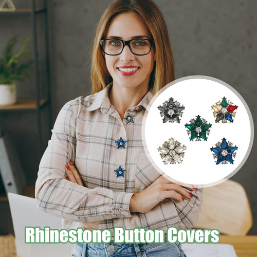 Cubre Botones Para Camisas Cubre Botones De Juego De 5 Funda