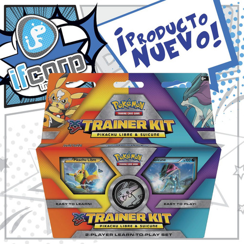 Trainer Kit Trading Card Game Pikachu Libre/suicune Pokemon