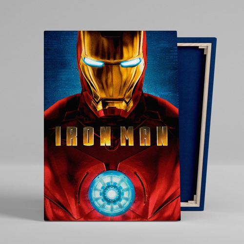 Cuadro Iron Man Marvel Cine Canvas Con Bastidor 60x40 Cm