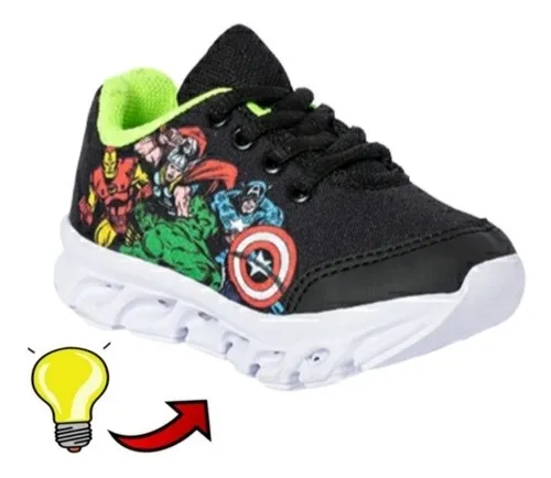 Tenis hulk com luz sales