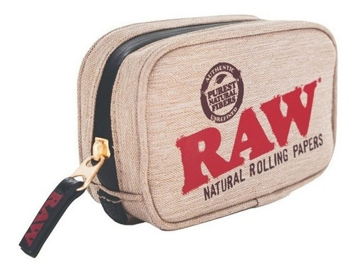 Bolso Neceser Raw Smokers Pouch Large Antiolor Color Marrón