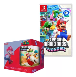 Super Mario Bros Wonder Nintendo Switch Y Taza 3