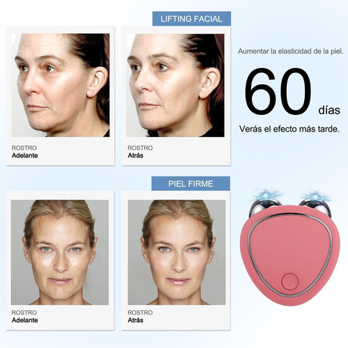 Masajeador Facial Con Microcorriente Estiramiento Rostro