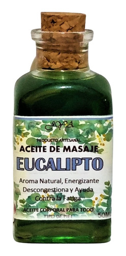 Aceite Para Masajes Eucalipto 50ml