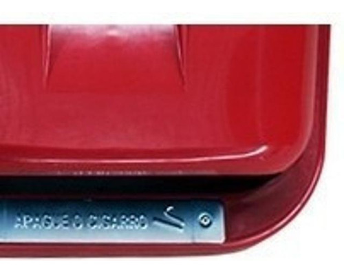 Cesto Individual Para Coleta Seletiva De 50 Litros Com Poste