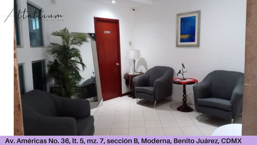Venta De Casa Av. Américas No. 36, Lote.5, Mz.7 Sección B, Moderna, Benito Juárez, Cdmx Pma26-di
