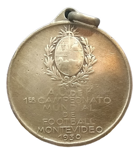 Antigua Medalla Mundial De Fútbol Uruguay 1930 Bronce