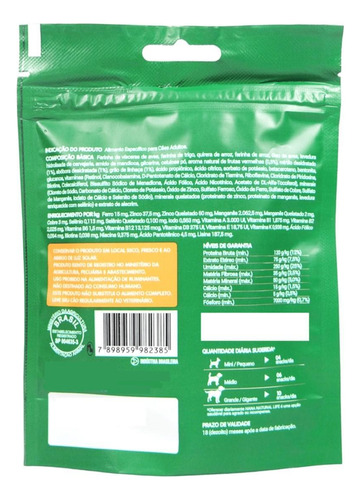 Hana Natural Life Abóbora Frutas Vermelhas Linhaça 80g Cães