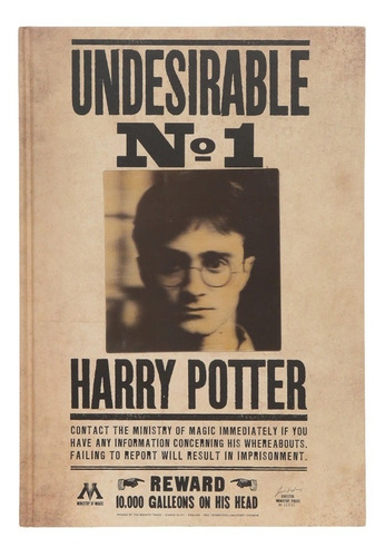 Libreta Harry Potter 3d Lenticular Marca Paladone