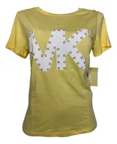 Comprar Playera Michael Kors De Dama Talla S Color Amarillo Original