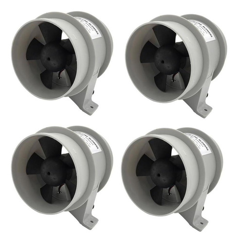 .. Ventilador Silencioso Marino De 4 Piezas De 12 V,