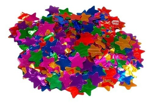 Estrellas Metalizadas Multicolor 50 Grs