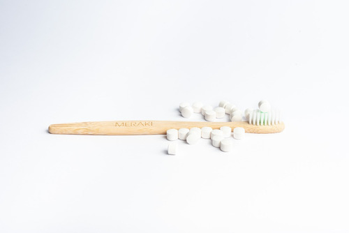 Imagen 5 de 5 de Bits Dentífrico Sólido Meraki Con 62 Comprimidos