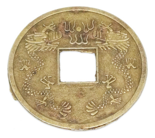 Monedas Feng Shui Atrae Suerte 2,8 Cm Pack Por 10 Unidades