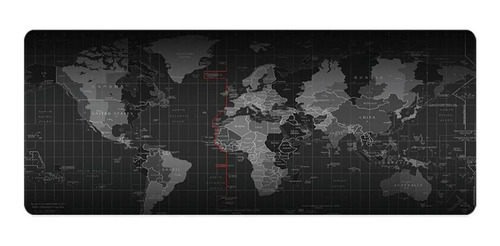 Imagem 1 de 9 de Mouse Pad Gamer Grande 70x35cm Mapa Mundi Exbom Mp-7035c28