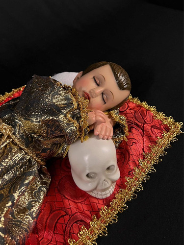 Imagen 8 de 8 de Niño Dios De Las Suertes Talla En Madera 26cm