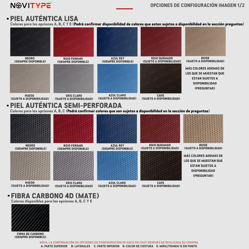 Funda Cubre Volante Chevrolet Spark 2011-2020 Piel Autentica