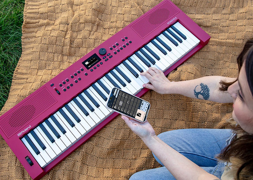 Teclado Roland Go Keys-3 Dark Red 61 Teclas Sensibles Reaco. (Reacondicionado)