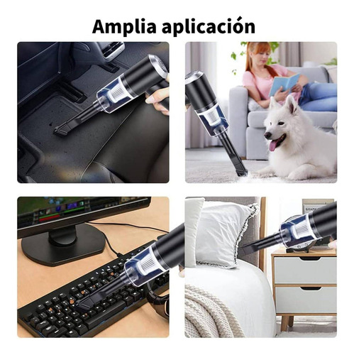 Aspiradora De Mano Inalambrica Para Auto Y Hogar Portátil