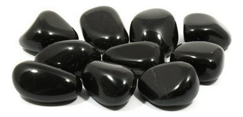 Crystalage Black Obsidian Tumble Stone  20-25mm