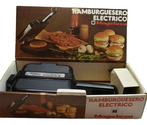 Magefesa Hamburguesero Electrico Ham-1 Vintage 1970's