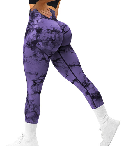Leggings Deportivos Mujer Tie-dye Ropa Gym Yoga Mujer