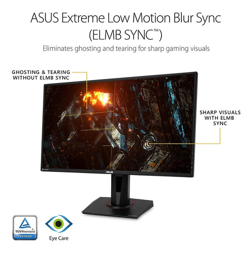 Imagen 3 de 6 de Monitor De Juegos Asus Tuf Gaming 27 2k Hdr (vg27aq) - Wqhd.