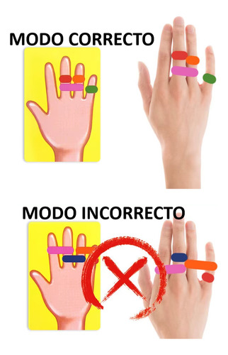 Juguete Didactico Juego Patrones De Anillos Con Elásticos