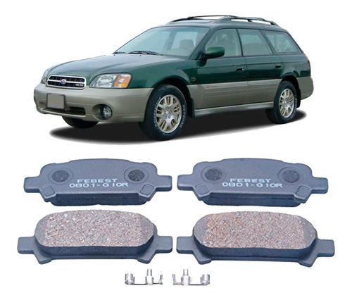 Pastilha Traseira Subaru Outback 2.5 2000 2001 2002 2003