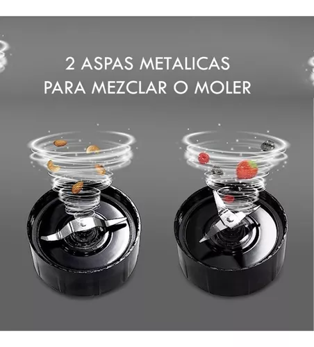 Licuadora Portátil Mini Personal 17pz Elite Gourmet