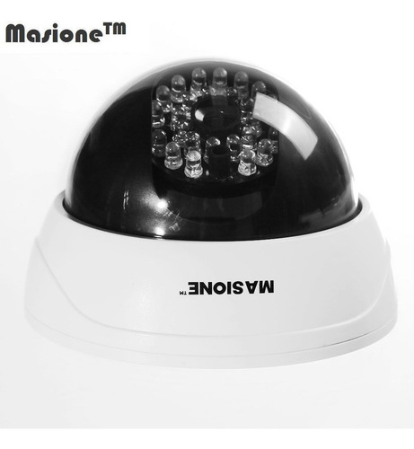 Imagen 4 de 5 de Falso Maniquí Seguridad Vigilancia Cctv Ir Rojo Luz Exterior