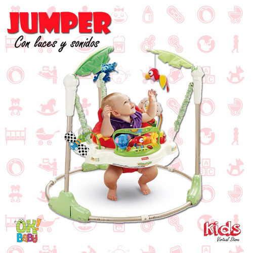 Jumper Con Luces Y Sonidos Ok! Baby [kidsvirtualstore]