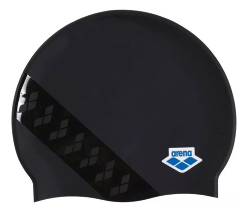 Gorro Natación Arena Team Stripe Negro 001463-105 Talla u