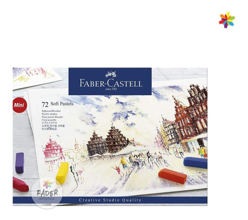 Pastel Tiza Faber-castell Studio X 72 Mini Barrio Norte