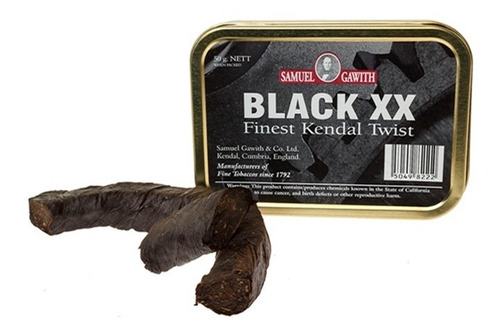 Picadura Para Pipa Fuerte. Black Xx De Samuel Gawith 50g, Uk