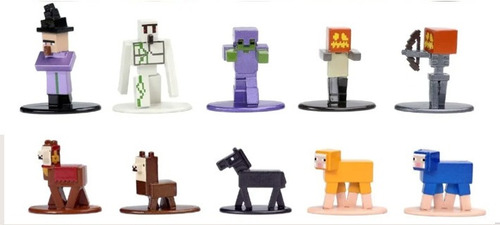 Imagen 5 de 9 de Minecraft Pack 20 Mini Figuras 1:65''