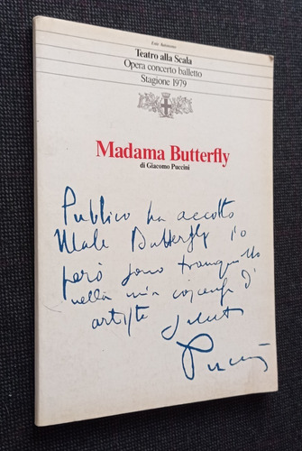 Madama Butterfly Giacomo Puccini Teatro Alla Scala 1979