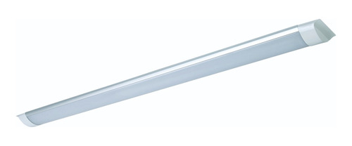 Tubo Led Empavonado Regleta Plana Con Base 36w 120cms 