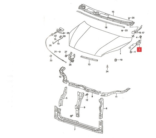 Bisagra Espolon Izq. Suzuki Alto 800 2014-16