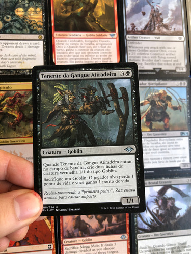 Deck Commander Goblins Orcs Rakdos Aggro Magic The Gathering 83 Inglês E Português (Usado)
