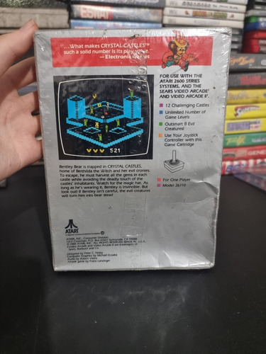 Crystal Castles Atari 2600 Sellado (Usado)