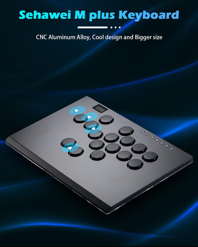 Sehawei M16 Plus Arcade Stick Sin Palanca, Controlador De Y